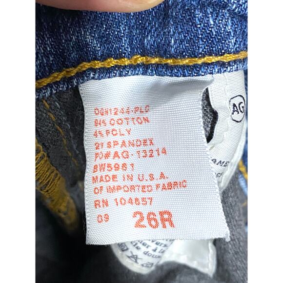 Adriano Goldschmied Jeans The Premiere Skinny Straight Raw Hem Stretch Women 26R - Picture 8 of 9